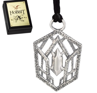 The Hobbit Thorin Oak Shield Belt Buckle 925 Silver Chain Noble Collection