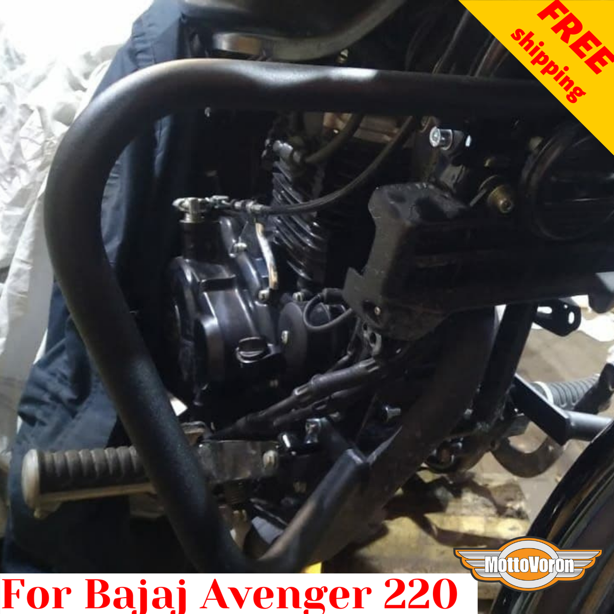 For Bajaj Avenger 220 Engine guard Avenger Street Crash bars Cruise