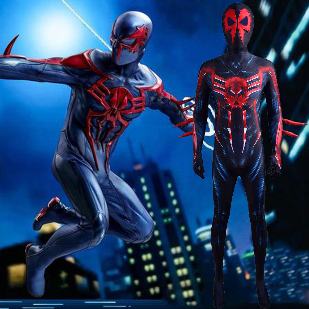 New 2099 Ultimate Spider-Man Jumpsuit Spiderman Cosplay Suit