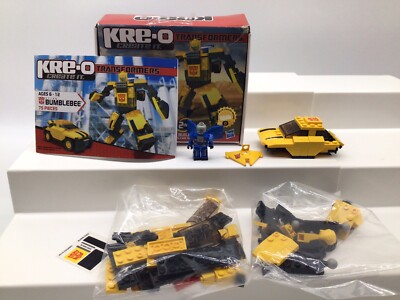 KRE-O Transformers Create It Bumblebee 31144 Hasbro Plus Extra Pieces Figure Lot