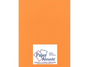 Accent Design Paper Accents Adp8511-25.13301 No.100 8.5" X 11" Candied Yam Heavy Weight Smooth Card Stock (740512412815)