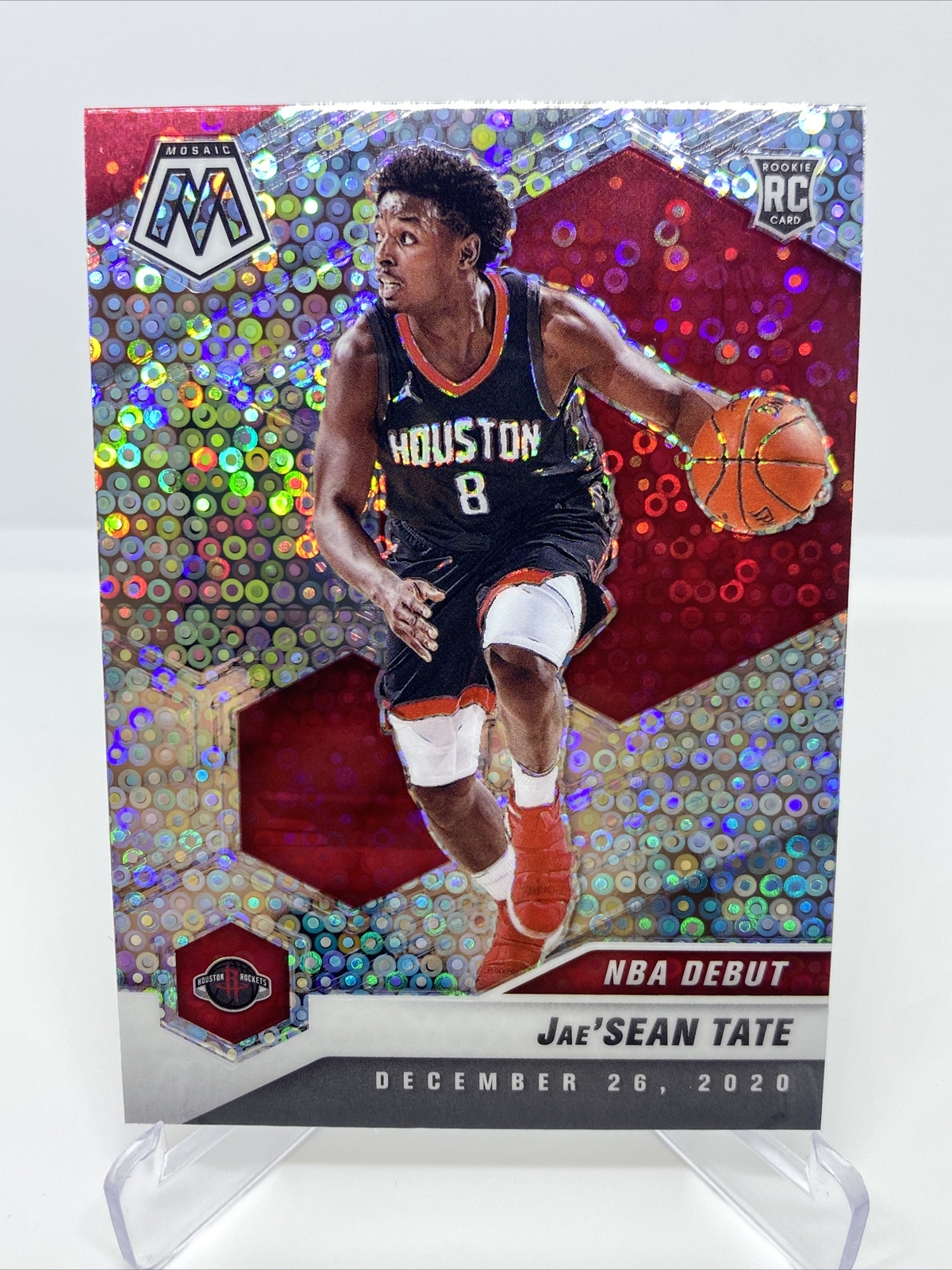 2020/21 Mosaic Jae’Sean Tate Silver Disco RC #265