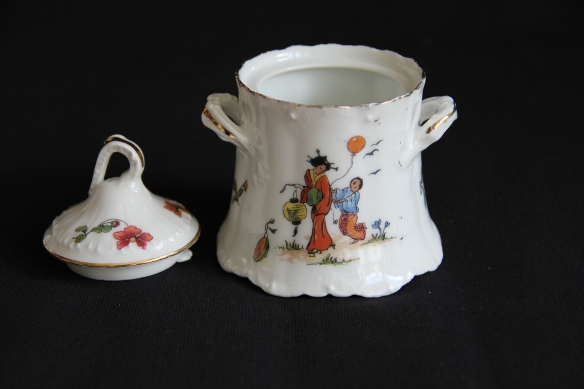 ASSIETTE PORCELAINE DE Limoges Haviland France fin XIXème décor peint