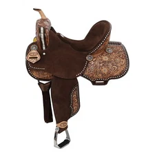 Klassy Cowgirl Bluebell Barrel Style Horse Saddle - 14, 15, 16 Inch