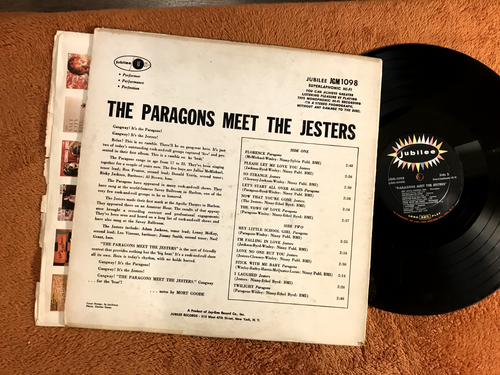 The Paragons Meet The Jesters Jubilee jgm1098 Doo Wop LP re 1960 deep groove rar - Picture 2 of 3