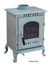 Enamel Cast Iron Stove 16 Colours! Multi Fuel Stove 5KW Stove Wood Burning Stove