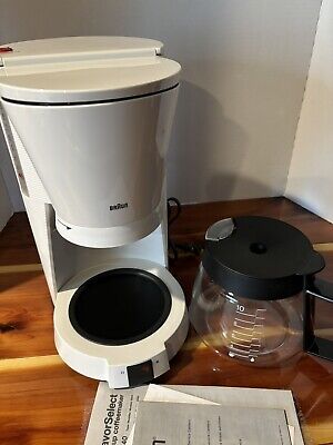 Braun Flavorselect 10 Cup Coffee Maker KF140 Type 3093 Made Braun Flavorselect 10 Cup Coffee Maker KF140 Type 3093 Made