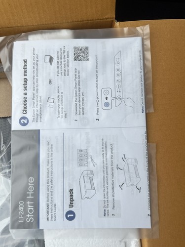 Impresora todo en uno Epson EcoTank ET-2400 escaneo WiFi móvil nueva caja abierta - Imagen 8 de 15