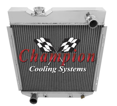 2 Row 1'' Tubes SubZero Champion Radiator for 1960 - 1965 Ford Falcon V8 Swap