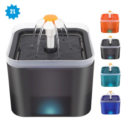 Automatic Electric Pet Water Fountain Dog/Cat Drinking Dispenser/Filter DE