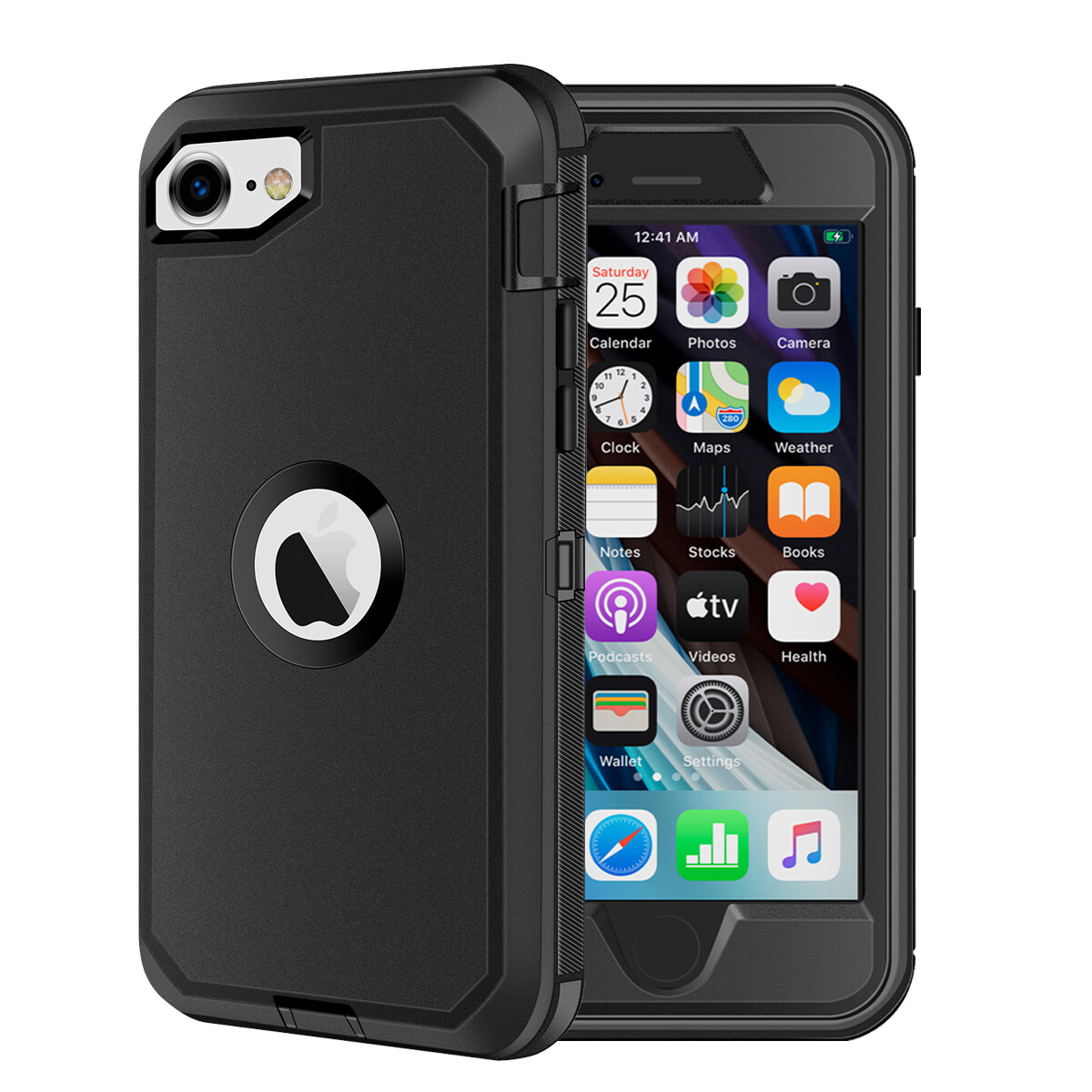 For iPhone 7/8/SE 2020/2022 Case Shockproof Heavy Duty Cover