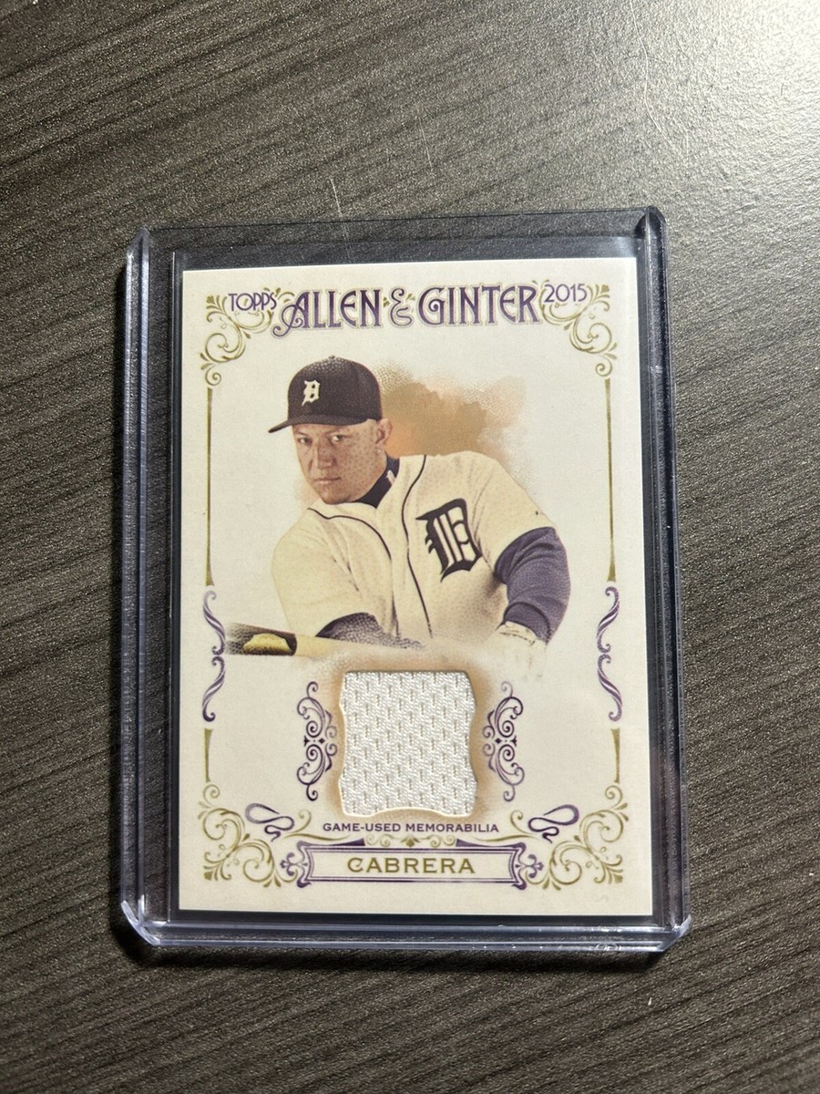 2015 Topps Allen & Ginter's Relics A Miguel Cabrera #FSRA-MCA