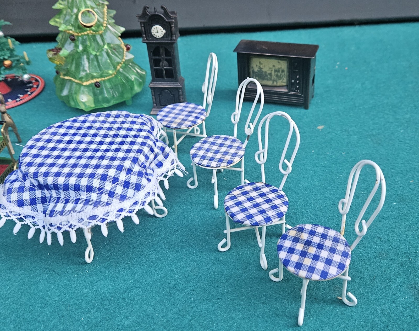 Large Mixed Lot of Dollhouse Miniatures Furniture Metal 30+ Pieces!!!! 112 eBay