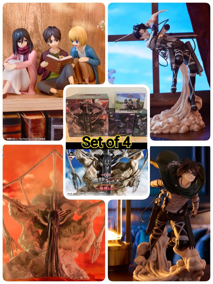 Ichiban Kuji Attack on Titan ~Rumbling~ A B C Last One Prize Set