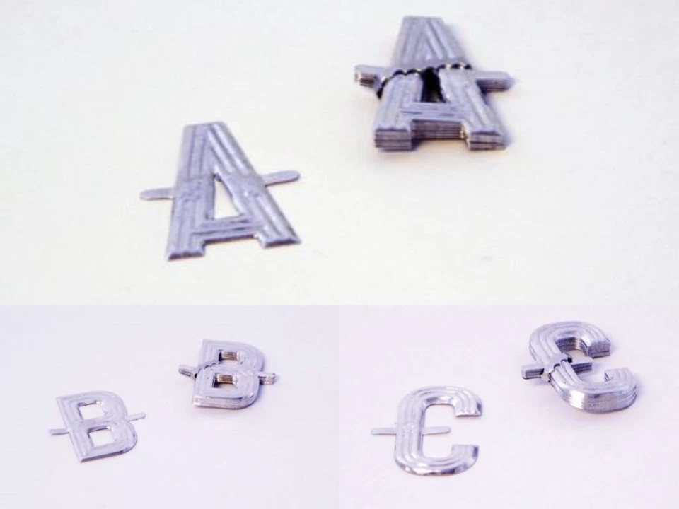 10 ALUMINIUM SILVER LETTERS FOR FUNERAL TRIBUTES SPELL ANY NAME OR MESSAGE-OASIS