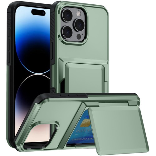 For iPhone 15 16 Pro Max Case with Credit Card Holder Card Slot Anti-Scratch - Picture 24 of 25