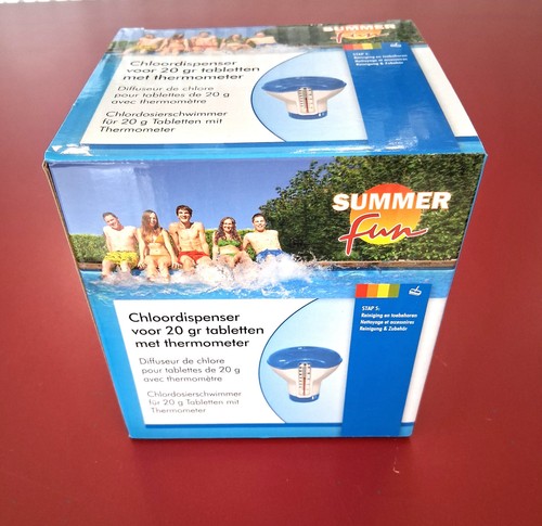 Pool Dosierspender Summer Fun mit Thermometer (20 g) 2 in 1 - Bild 2 von 6