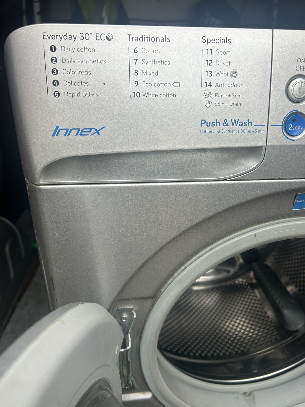 Indesit Innex Silver Washing Machine Electronic Control Module Spare