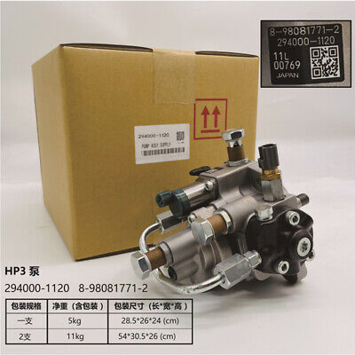 294000-1124 8-98081771-2 HP3 Fuel Injection Pump For ISUZU 294000-1124 8-98081771-2 HP3 Fuel Injection Pump For ISUZU