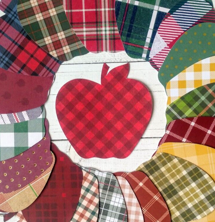 Apple Die Cuts for Bulletin Boards, Posters, Table Decor, Crafts & More, 10 Pcs