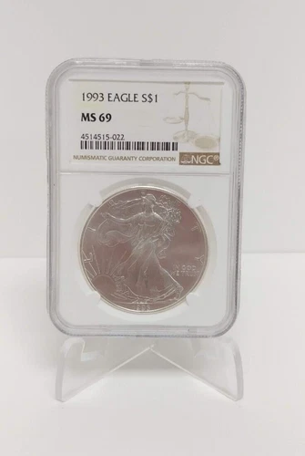 1993 Silver Eagle MS69 NGC