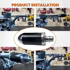 Threaded Exhaust Muffler For Predator 212cc 196cc/6.5HP Gas Mini Bike Go Kart