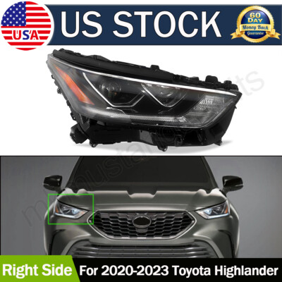 Toyota Highlander 2022 Passenger Side DRL Projector Headlight