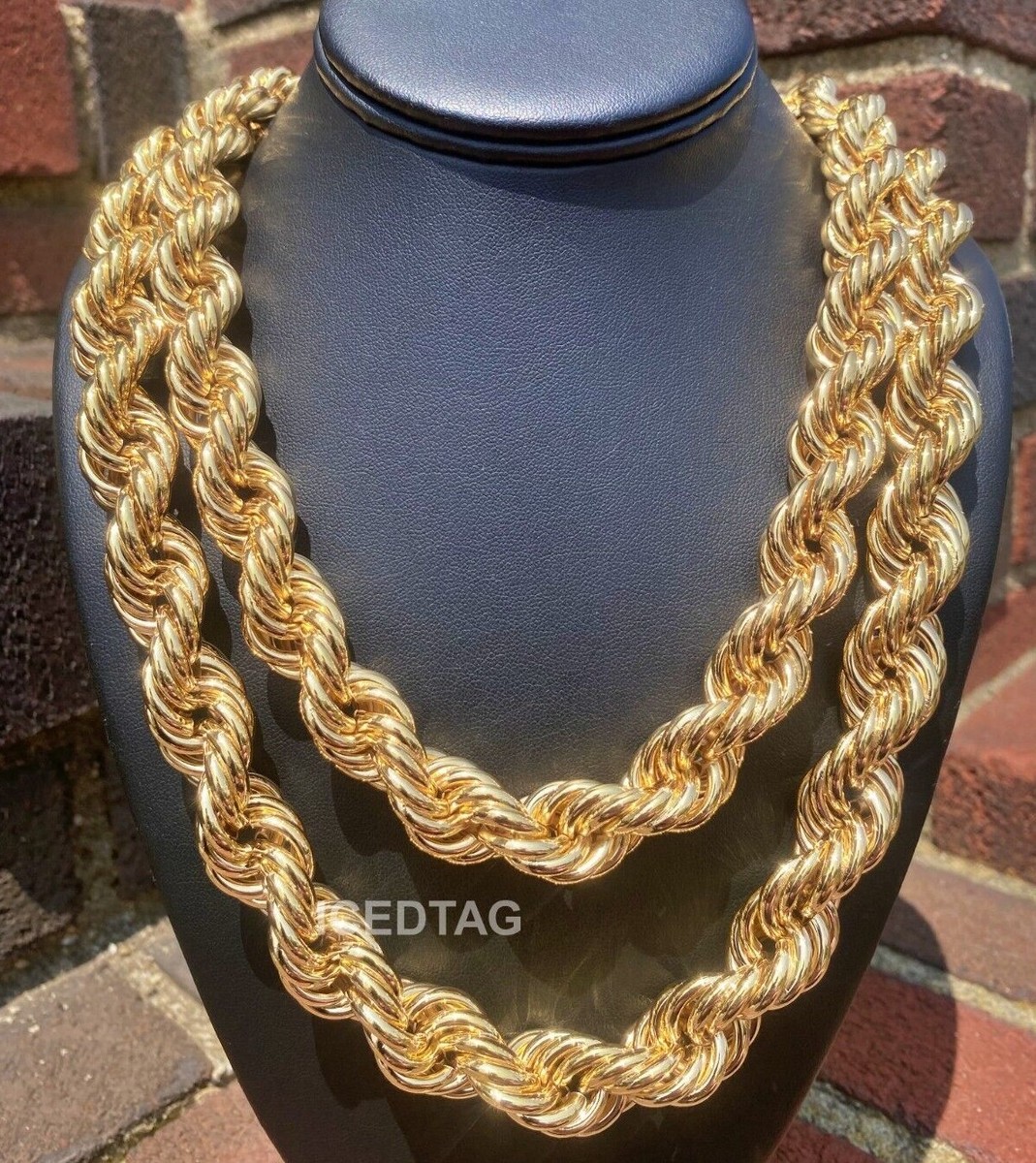 ★MIDNIGHT MOMENT.★ bumpy rope necklace gold bumpy pierce necklace - gold - midnightmoment | 60% - Asian