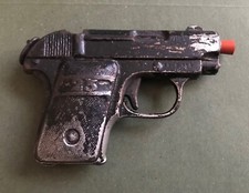 1930's Stevens 25 Cast Iron Pistol Single Shot Cap Gun. Tougher find..