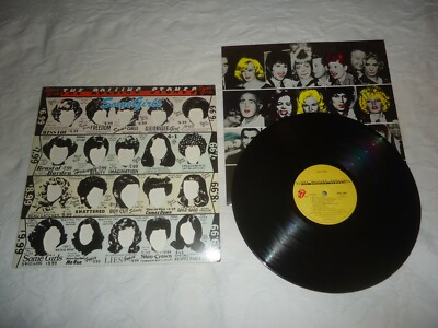 THE ROLLING STONES-SOME GIRLS 1978 R.S. RECORDS LP BANNED COVER COC 39108 EX VG+