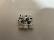 Set Of 3 Wright 1/4 Drive Universal Swivel Adapter USA 