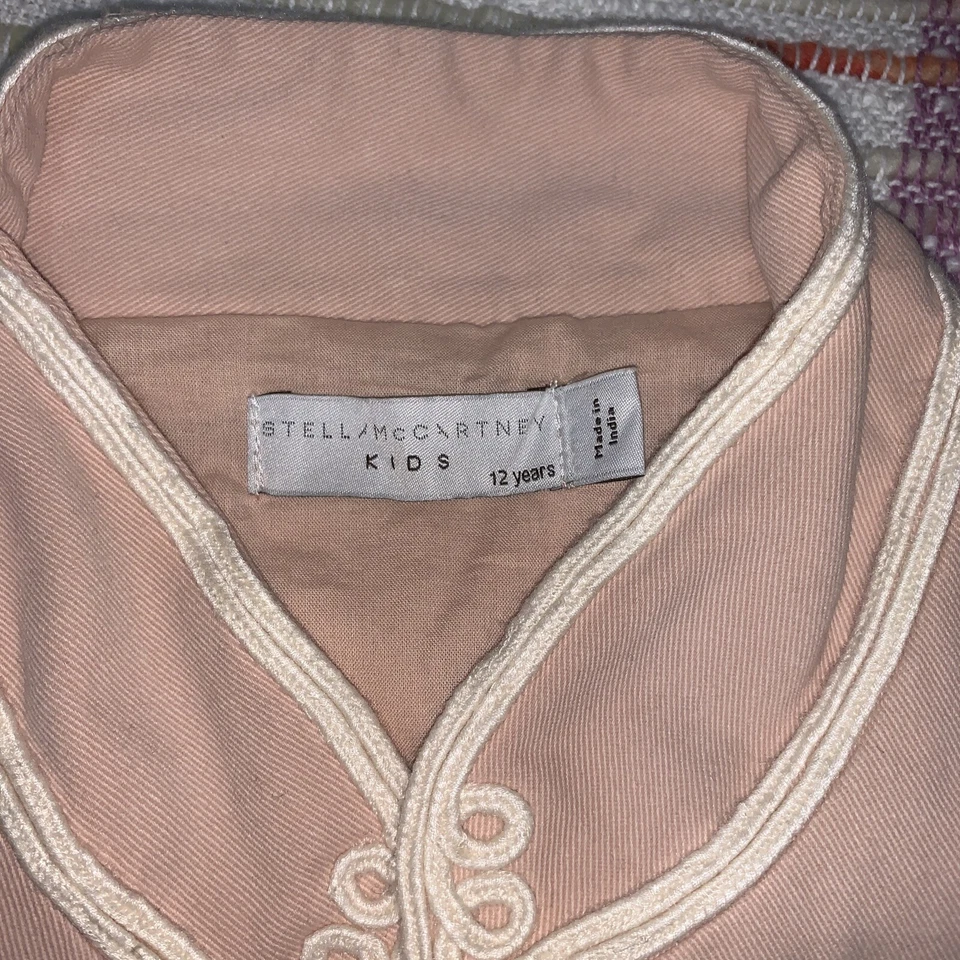 CHAQUETA BANDA HÚSAR STELLA McCARTNEY Talla XL 12 SGT. PIMIENTA Militar Rosa Real Foto 2 de 4