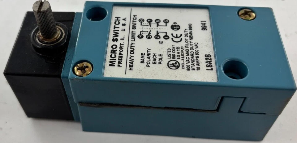 LSA2B MICRO SWITCH LIMIT SWITCHES HONEYWELL - Image 3 of 4