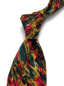 Men-039-s-Brioni-Tie-Vintage-Multi-Color-Floral-Pattern-100-Silk-Made-in-Italy