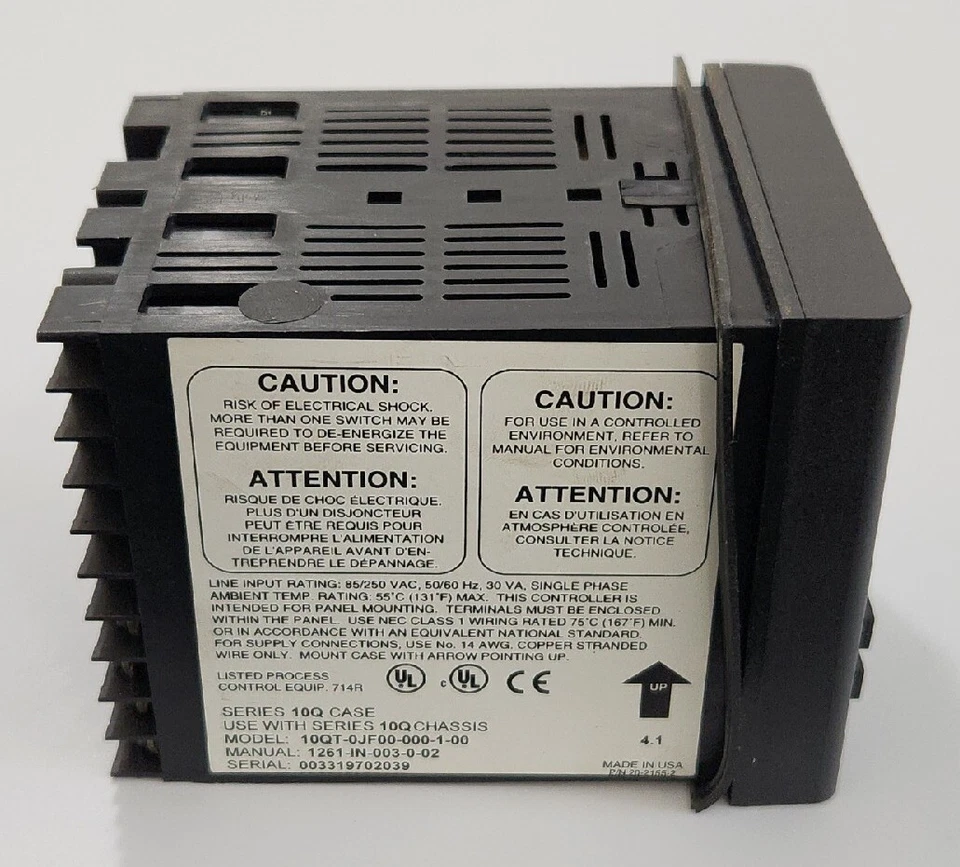 *PREOWNED* Barber Colman 10QT-0JF00-000-1-00 Series 10 Controller + Warranty! - Image 4 of 4