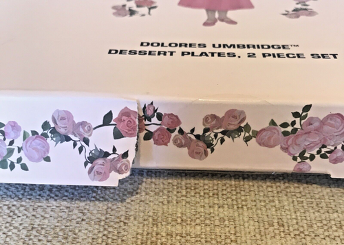 Wizarding World of Harry Potter Dolores Umbridge Dessertteller 2 Stück Set Neu - Bild 8 von 11
