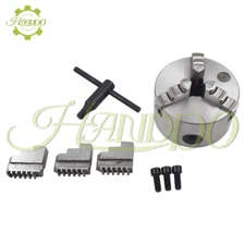 4 Inch 3 Jaw Self Centering Lathe Chuck Fit For CNC Drilling Milling Machine