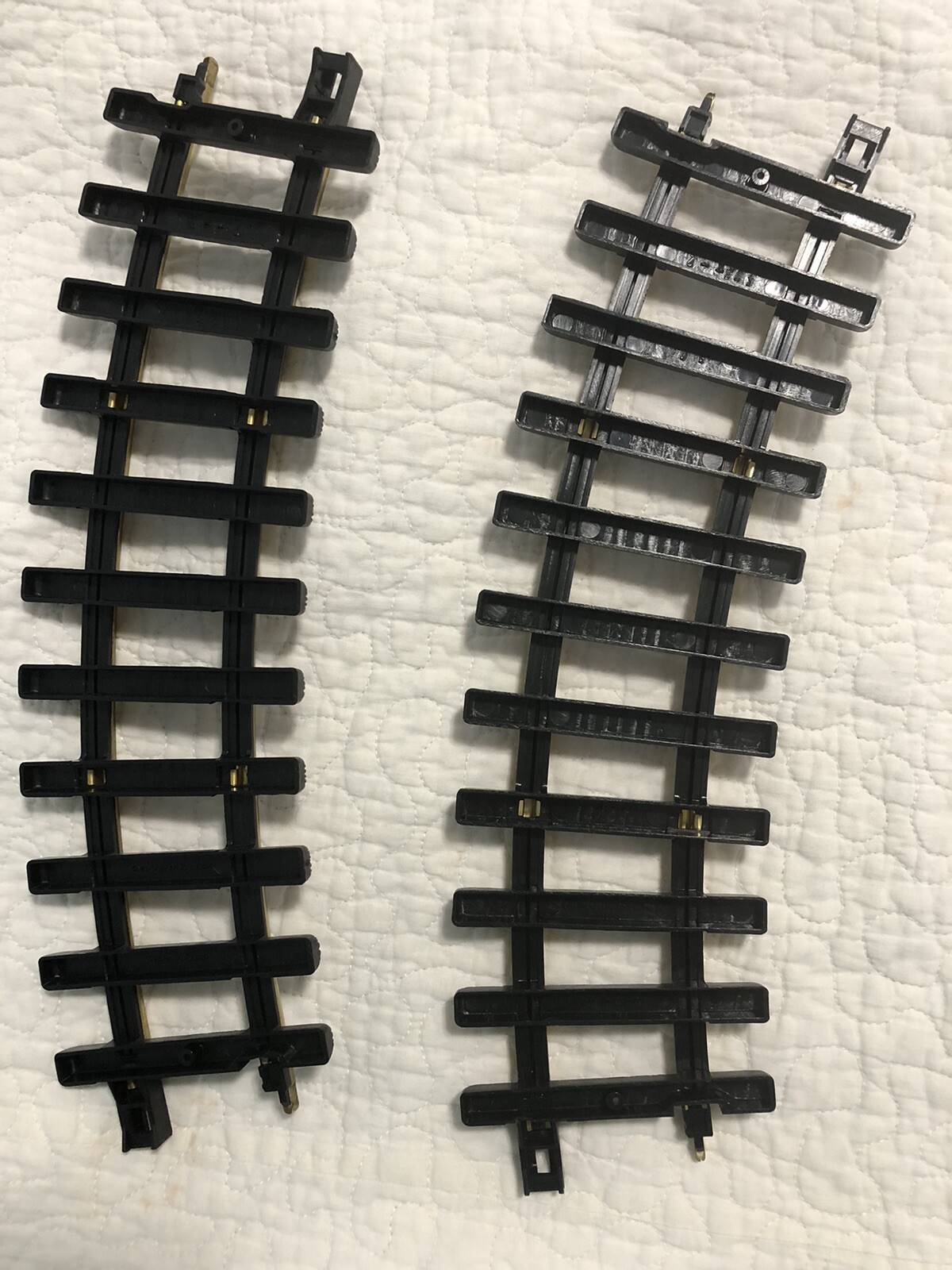 New Bright Holiday Express 2 CURVED TRACKS 380 Series track POLISHED
