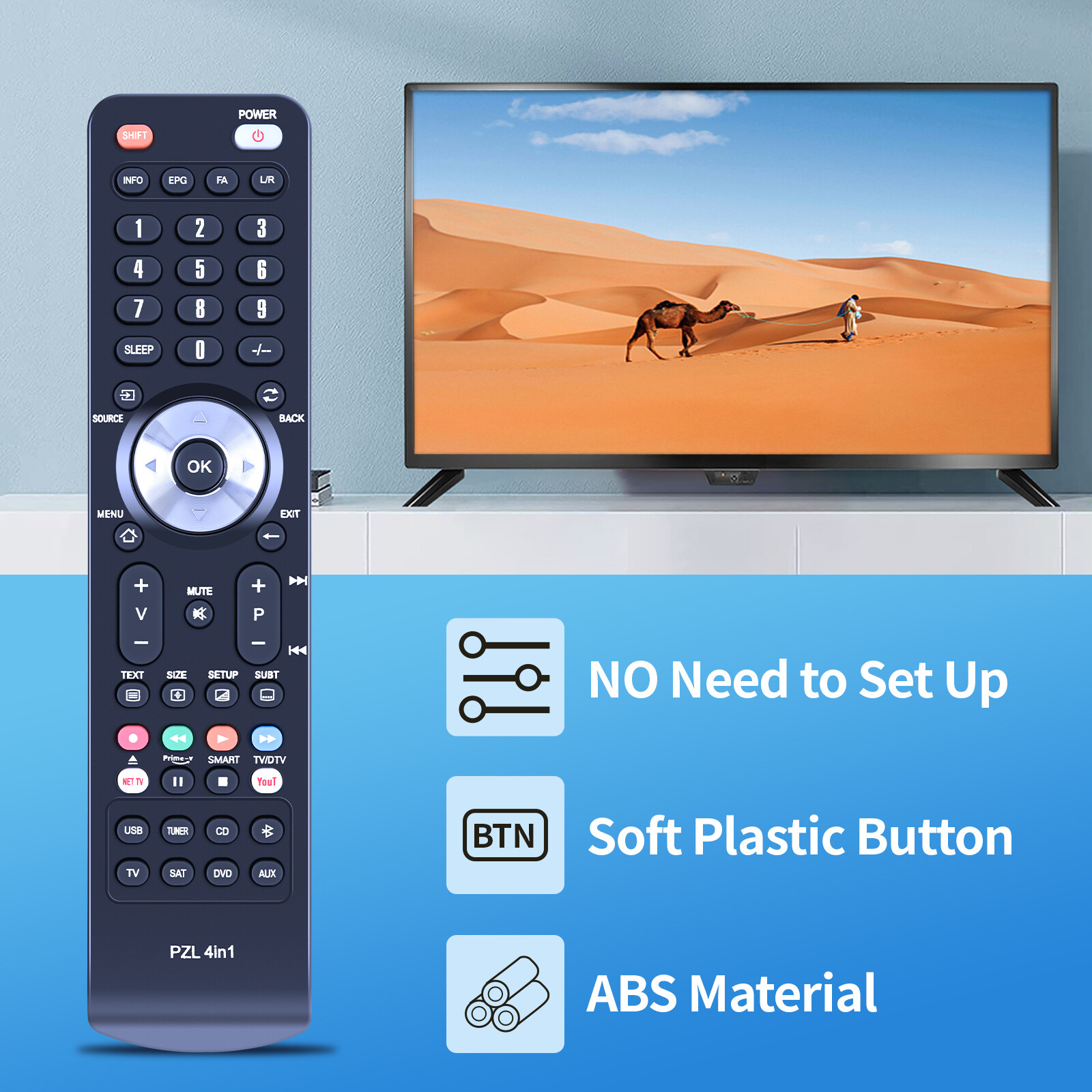 XXD3101 Replacement Remote Control For Pioneer Audio Receiver VSX417K