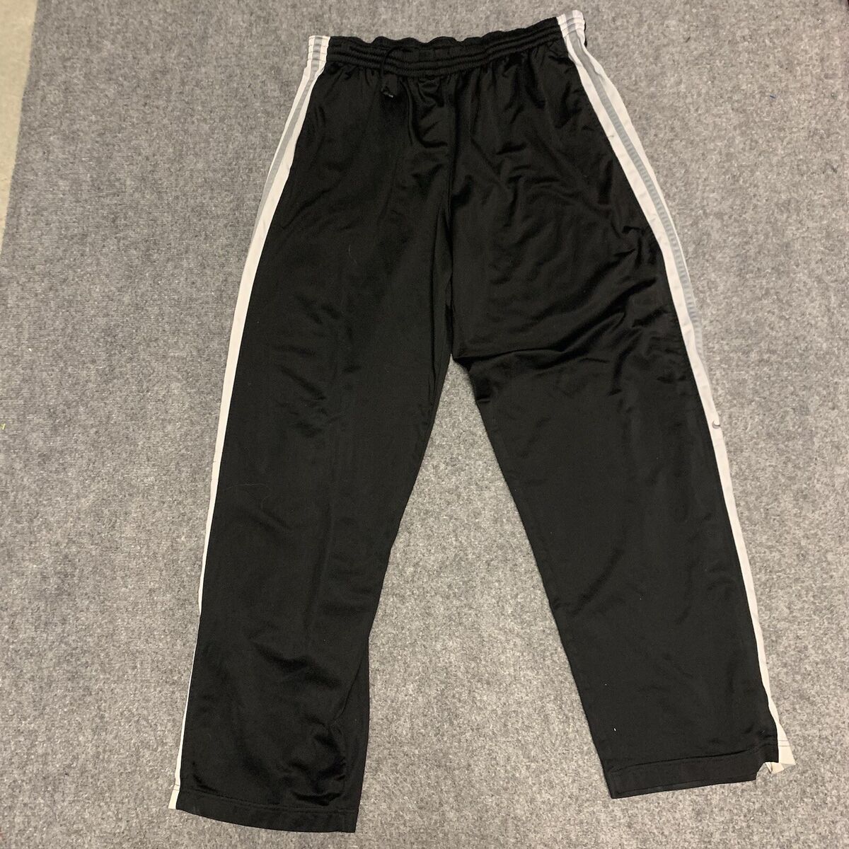 Vintage Nike Track Pants Mens XL Black Baggy Streetwear Gray Vintage Nike Track Pants Mens XL Black Baggy Streetwear Gray