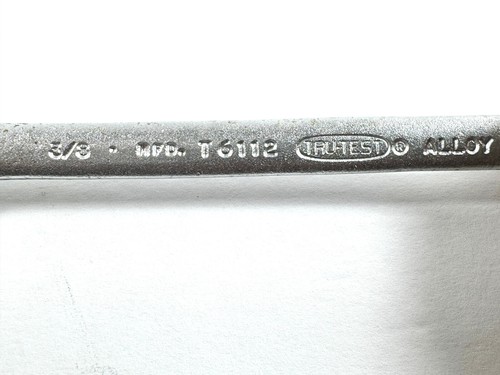 Tru-Test - 3/8" 12-Point SAE Combination Wrench (USA Made, T6112) - Picture 5 of 5