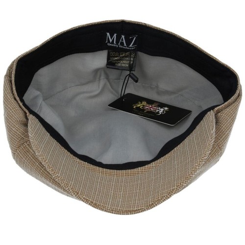 Gorra Newsboy Hombre Verano Gorra Plana - Clásica 6 Paneles Negra Aspecto Inspirado Vintage - Imagen 17 de 18