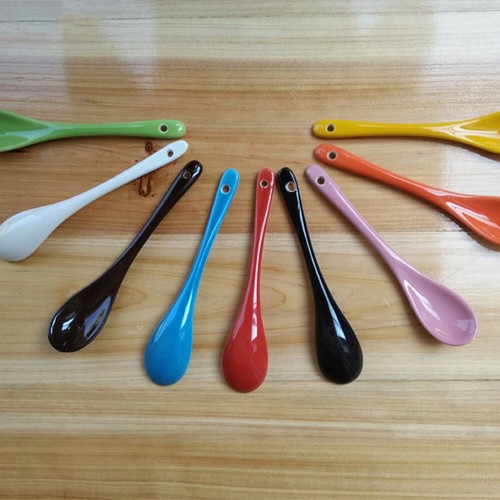 13cm Colorful Spoons Set 8pcs Coffee Tea Kitchen Tableware - Picture 9 of 12