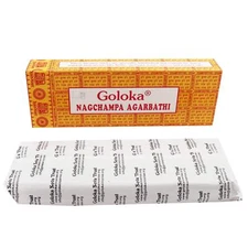 Goloka Nag Champa Incense Stick/Agarbatti Pack of 250 gm