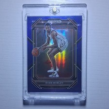 Panini Prizm Draft Picks Evan Mobley #69 Blue Prizm /199 USC Trojans Basketball
