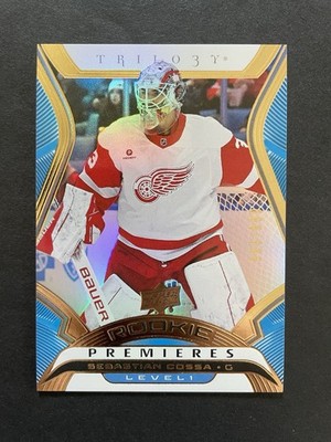 2024-25 Upper Deck Trilogy Sebastian Cossa Rookie Premieres Level 1 #986/999