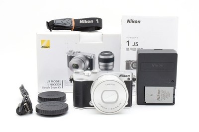 【MINT++ 】Nikon 1 J5 Black Double Lens Kit 20.8MP Mirrorless Digital Camera w/Box