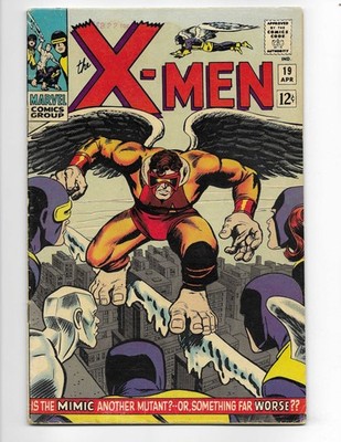 X-Men 19 1966 Marvel Comics VG+ 4.5 1st App Mimic Iceman Cyclops Marvel Girl