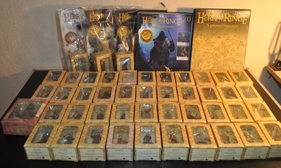Konvolut Herr der Ringe Sammelfiguren + Hefte und Ordner DeAgostini Eaglemoss