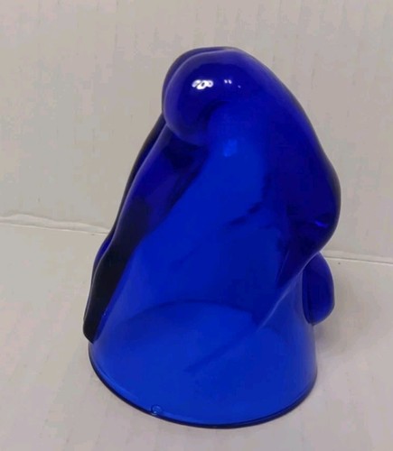 De Colección Azul Cobalto Parte Inferior Arriba Shot Glass Piernas Cerradas Travieso Burlesque - Imagen 2 de 7